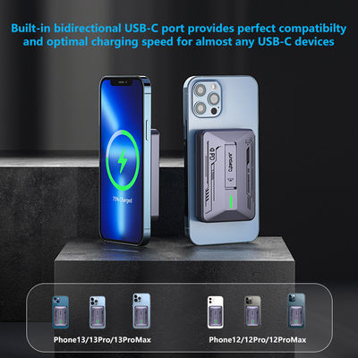ราคาดี 5000mAh Fast Wireless Charging Power Bank เครื่องชาร์จไฟฟ้าแม่เหล็ก ออนไลน์