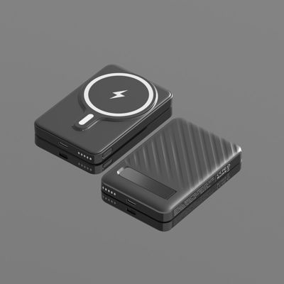 ราคาดี แบงค์พลังงานแม่เหล็กมือถือแบบพกพา 5000mAh แบงค์พลังงานแม่เหล็ก ออนไลน์