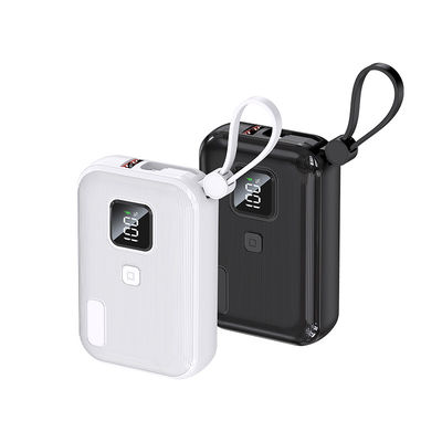10000mAh น้ําหนักเบา มินิ แพวเวอร์ แบงค์ การชาร์จไร้สาย ประเภท C สําหรับ On the go Convenience