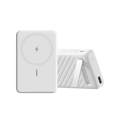 ราคาดี แพวเวอร์แบงค์ไร้สาย ชาร์จเร็ว 5000mAh 10W ชาร์จแม่เหล็กดํา ป้องกันไฟ ABS PC ออนไลน์