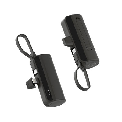 ราคาดี พับตัวยอม ABS สีดํา ลิทธิียม โพลิเมอร์ Tail Plug Powerbank 5V/2.1A การชาร์จ ออนไลน์