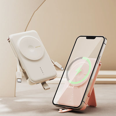 ราคาดี แบตเตอรี่แม่เหล็ก 10000mAh พร้อม 5W 7.5W Wireless Output ป้องกันการชาร์จเกิน ออนไลน์