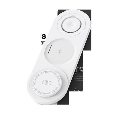 สถานีชาร์จไร้สายหลายอุปกรณ์ 3 ใน 1 สําหรับ iPhone Apple Watch AirPods ด้วยพลังงาน 10W/7.5W/5W ประเภท C