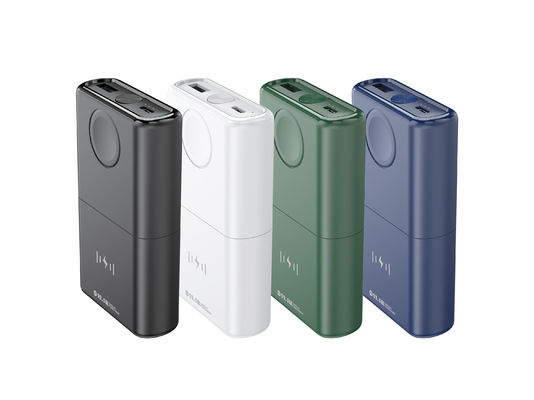 ธนาคารพลังงานไร้สาย 5V/4.5A แบตเตอรี่แม่เหล็ก แบบพกพาเบาๆ ขนาด 10000mAh