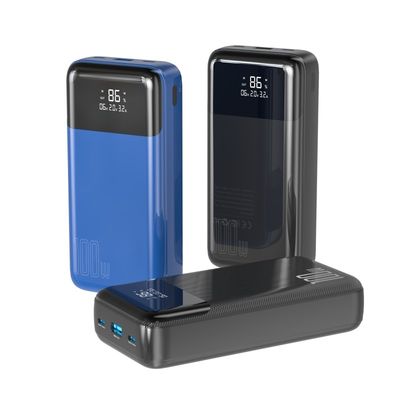 ราคาดี 25000mAh ABS PC Power Bank 100W ความเหมาะสมทั่วไป ออนไลน์