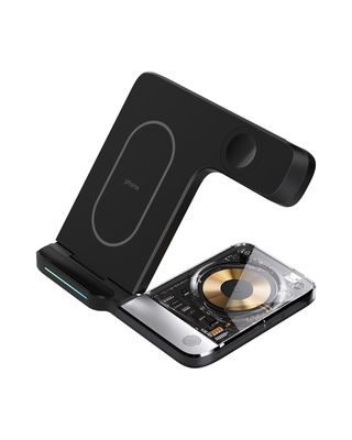 เครื่องชาร์จแบบแม่เหล็ก 3 ใน 1 เครื่องชาร์จไร้สายหลายสี 20000Mah ความจุสูง