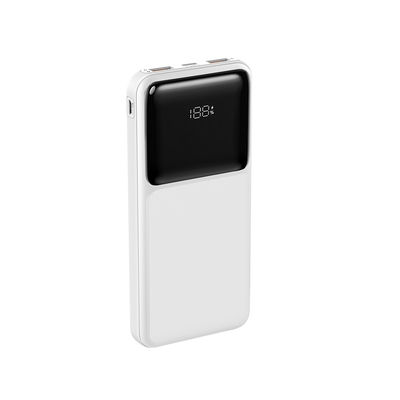 ABS PC ภายในเคเบิล แพวเวอร์แบงค์ 20000mAh ความเหมาะสมทั่วไปกับไฟชี้วัด LED