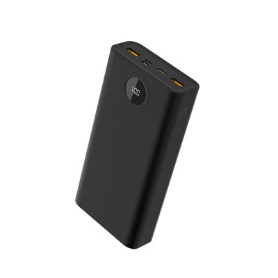 ธนาคารพลังงานมือถือชาร์จเร็วแบบสองทาง 40000mah PD22.5W แบตเตอรี่พอลิเมอร์ลิตียม ประเภท