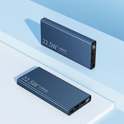 10000mAh Universal Compatibility Polymer Cell Power Bank พร้อมประเภท C และ Micro Outputs