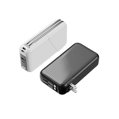 ราคาดี 20000mAh White Wall Plug Power Bank สําหรับอุปกรณ์หลายเครื่อง ออนไลน์