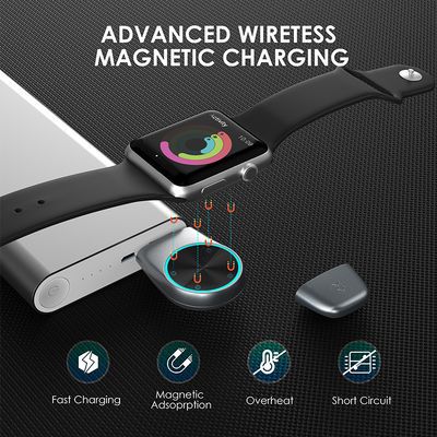 ราคาดี เครื่องชาร์จแบตเตอรี่ตัวพกพาขนาดเล็ก 1000mAh ความจุสําหรับนาฬิกาฉลาด ออนไลน์