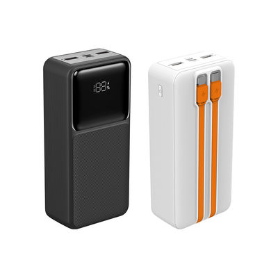 ราคาดี การชาร์จเร็ว ภายในเคเบิล แพวเวอร์แบงค์ 30000mAh ความเข้ากันทั่วไป ออนไลน์