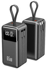 คุณภาพ ธนาคารพลังงานขนาดเล็ก 65W Ultra Compact ใหม่ที่มีสายไฟที่ติดตั้ง โรงงาน